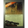 1985 Redfield Low Profile Widefield Scope Ad