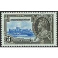 British Honduras 1935 Silver Jubilee 3c Ultramarine and Grey Black SG143 MM