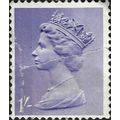 GB, QE II Machin definitive, light violet 1967,...