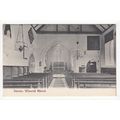 Interior of Wonersh Church Surrey Postcard Publ...