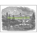 Lake George Henry Hotel, c1890, MODERN REPRODUC...