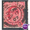 GB stamps 1902-10 KEV11 - 1d SG219 Stockton On ...