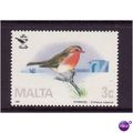 Malta 1987 3 c European Robin SG 796 u/m mint