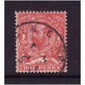 GREAT BRITAIN 1911 SG 329 1d CARMINE FINE USED#3