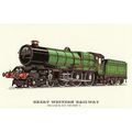 Railway Postcard GWR 6018 King Henry VI Great W...