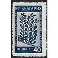 Mi 881: 40 st. deep ultramarine Medicinal Flowe...
