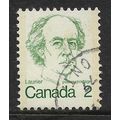 CANADA 1972 SG694 2c DEEP GREEN W LAURIER USED#