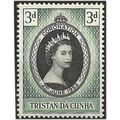 Tristan Da Cunha 1953 SG13 3d Black & Grey-Gree...