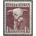 Australia 1948 SG223 1/- 3d Brown Purple Mounte...