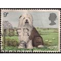 GB, DOGS, Old English Sheepdog, blue 1979, 9p, #2