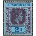Leeward Islands 1947 SG111ab 2/- Deep Puple & B...