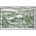 LUXEMBURG, Moselle, green 1948, 10F