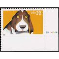 3230 32c Dog Fine MNH P#S LR B444444 V5102