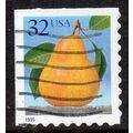 USA 1995 Fruits - Pear 32c s/a Used