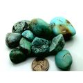Chinese Turquoise Gemstone Carving Cabbing Roug...