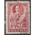 Nigeria 1936 SG39 4d Red-Brown Fine Used .