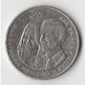 AUSTRALIA COIN - 20 CENTS 2011/VF/PRINCE WILLIA...