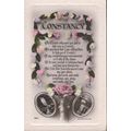 Vintage Lilywhite Greetings Card - 'Constancy' ...