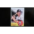 1963 Topps Card # 124 Dick Howser Good (2) Kans...