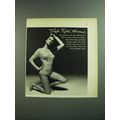 1969 Saks Fifth Avenue Oyster-Beige Nylon Romper Swim Suit Advertisement