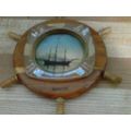 Wood ashtray ship steering wheel BOUNTY