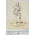 1860s engraving - Suit of Black Armour of a Kni...