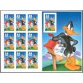 Daffy Duck 100 Sheets of Ten Stamps with Imperf...