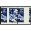 1950, MNH 20¢ FDR Spectacular Perf Shifted Erro...