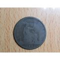 GB 1863 Victoria Penny Coin
