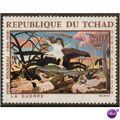 REPUBLIQUE DU TCHAD 1968 PAINTINGS HENRI ROUSSE...