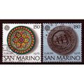 San Marino Europa cept 1976 gestempeld