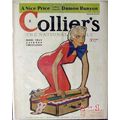 Colliers 1934 Woman With Suitcase Art Robert Or...