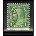 Used 632 1c Benjamin Franklin Just Clears KA7184
