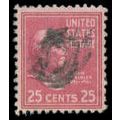 Used 829 25c William McKinley Barely Clears M08126