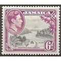 Jamaica 1938 SG128 6d Grey & Purple Mounted Mint .
