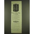 1913 National Veneer Products Indestructo Trunk Ad