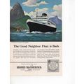 McCormack Lines Cruises vintage magazine Print ...