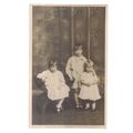 Three young children .unused vintage postcard r...