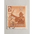 Tanganyika 1961 Independence 20c Orange Brown U...