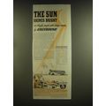 1939 Greyhound Bus Ad - The sun shines bright o...