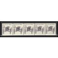 2124 4.9c Buckboard Very Fine MNH Dry Gum PNC 3...