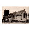 NICE PRINTED POSTCARD OF DONNINGTON CHURCH SUSS...