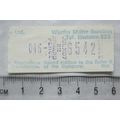 Vintage: Worths Motor Services single ticket