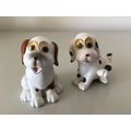 MINI DOG ORNAMENTS X 2