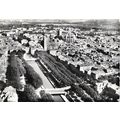 Narbonne France RP Postcard posted 1968 crease