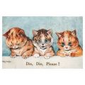 rp10187 - Louis Wain Cats - Din Din Please - pr...