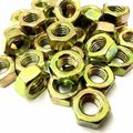 M3 to M20 HEXAGONAL HEX FULL NUTS YELLOW PASSIV...