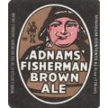 BEER BOTTLE LABEL - ADNAMS BREWERY - FISHERMAN ...