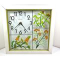Vintage Verichron Wall Clock 11.5" Wood Glass F...