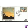 Benham Silk FDC 1981 Christmas 22p Joseph & Mary